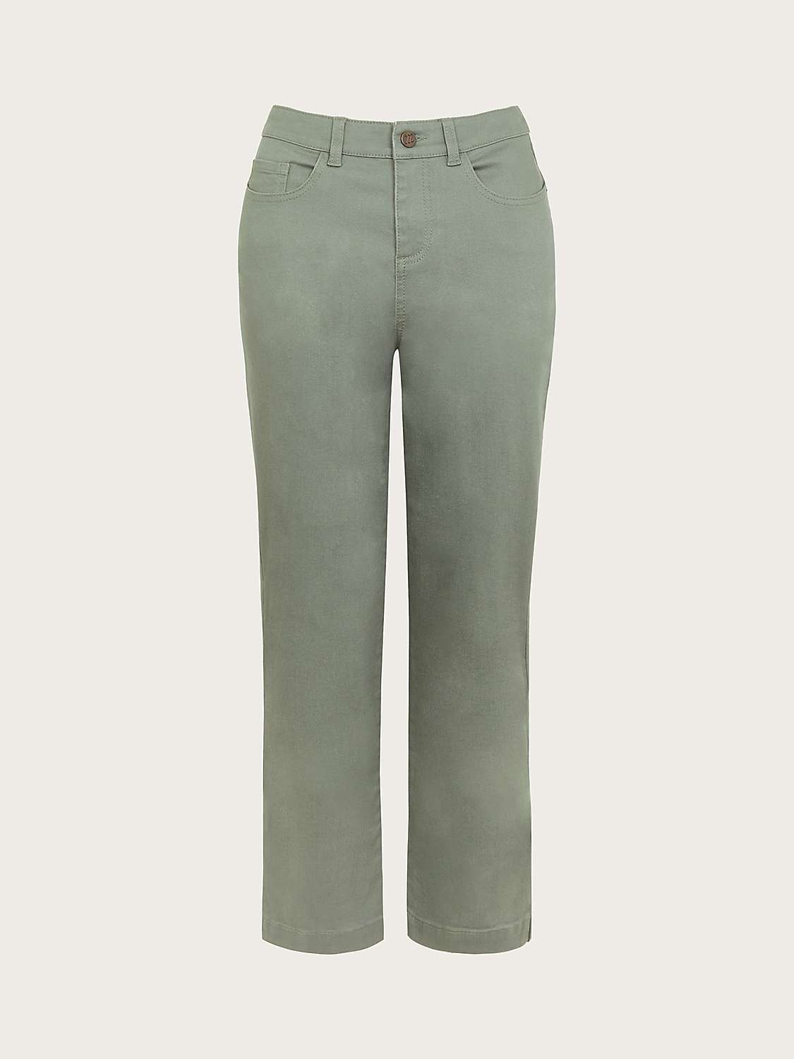 Buy Monsoon Safaia 7/8 Skinny Jeans, Khaki Online at johnlewis.com