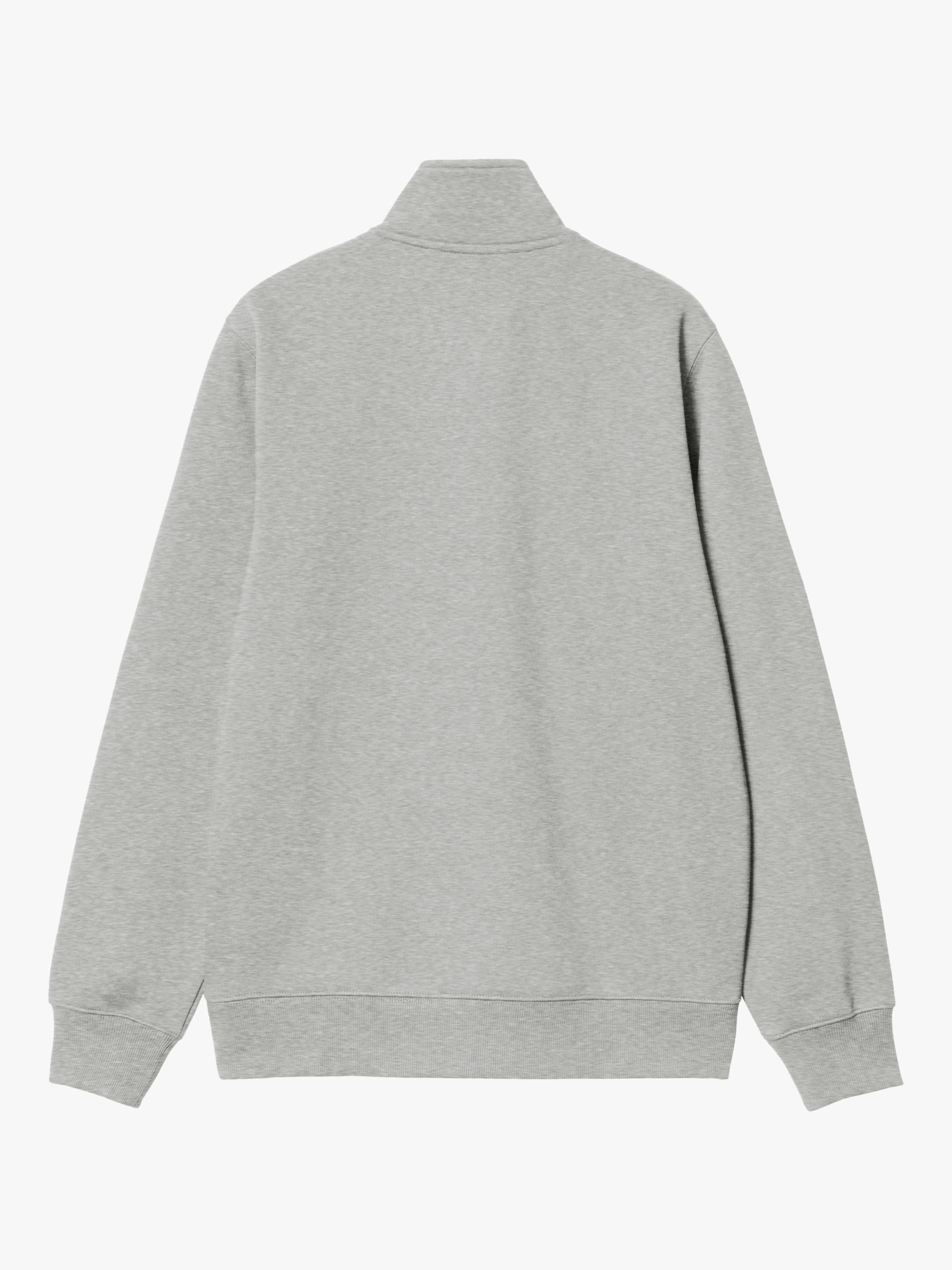 Carhartt WIP Regular Fit Zip Fleece Top, Grey, S