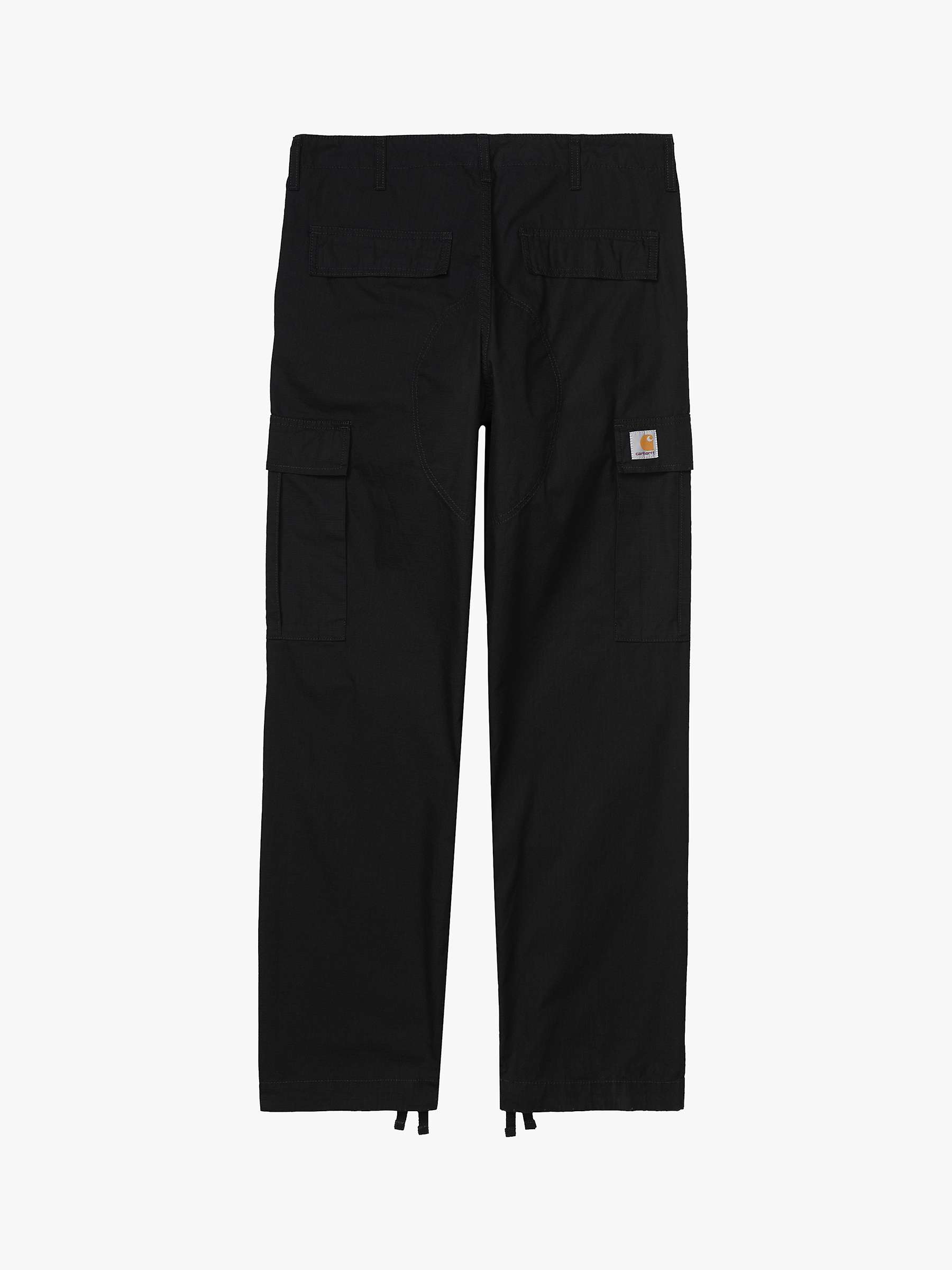 Buy Carhartt WIP Regular Cargo Trousers, Black Online at johnlewis.com