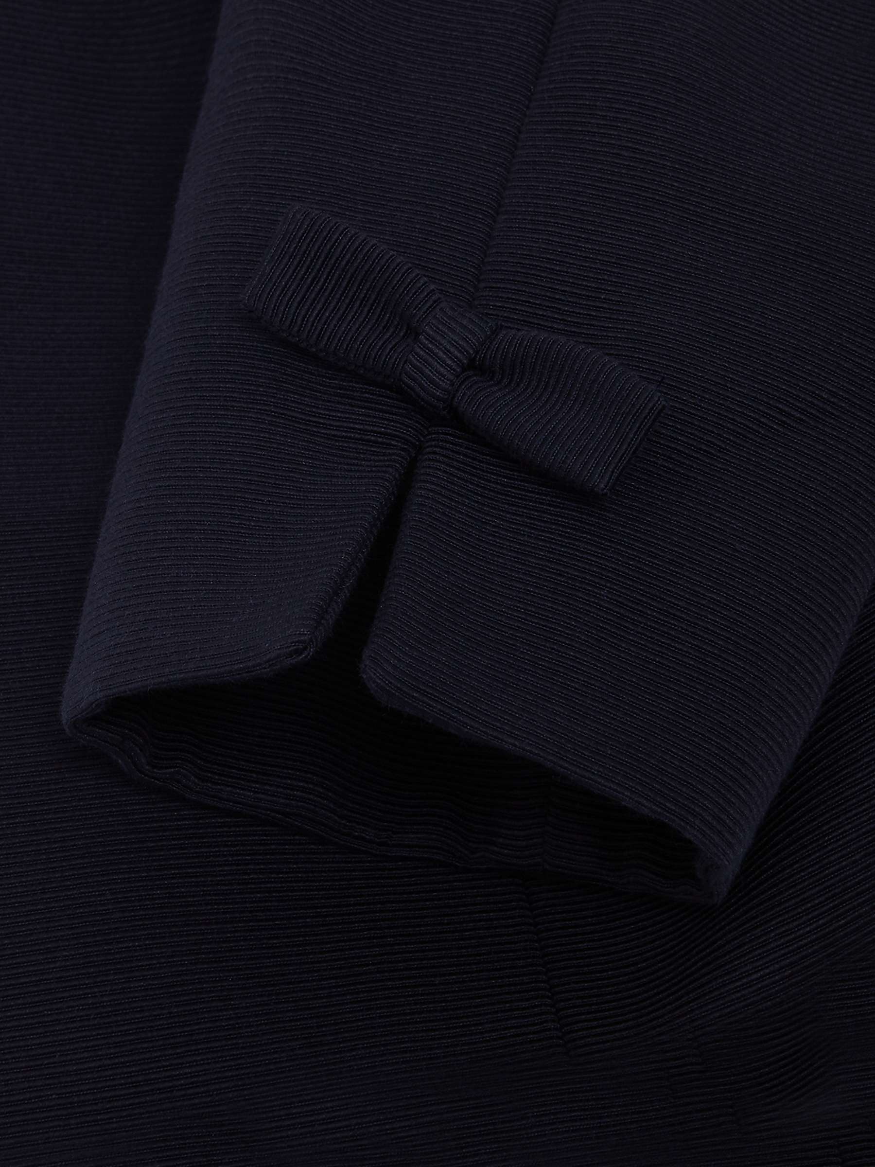 Buy Phase Eight Petite Zoelle Bow Detail Tailored Jacket, Navy Online at johnlewis.com