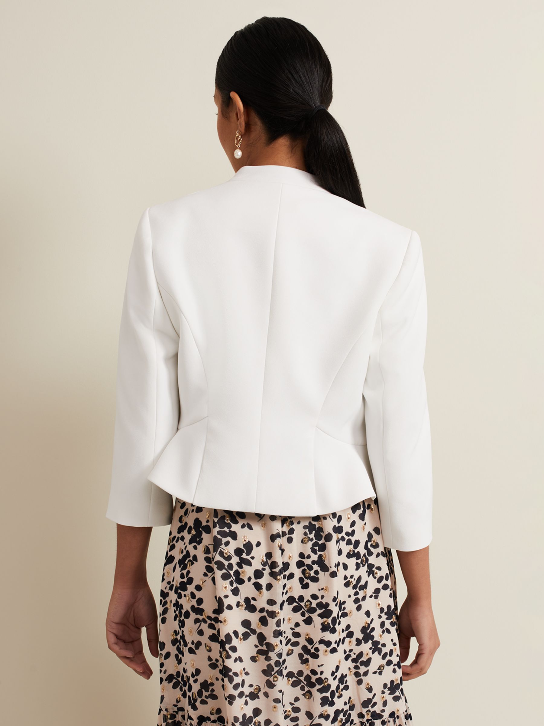 Phase Eight Daisy Lace Jacket, Pale Blue at John Lewis & Partners
