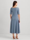 Lauren Ralph Lauren Munzie Flared Dress, Light Blue