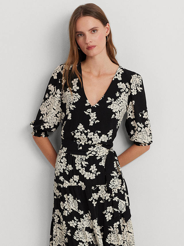 Lauren Ralph Lauren Jehonathan Floral Dress, Black