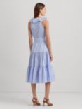Lauren Ralph Lauren Tabraelin Stripe Dress, Blue, Blue