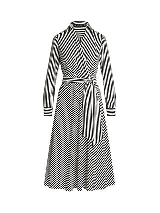 Lauren Ralph Lauren Rowella Stripe Dress, Neutral