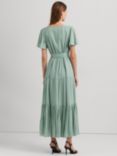 Lauren Ralph Lauren Tilferre Gingham Maxi Dress, Teal