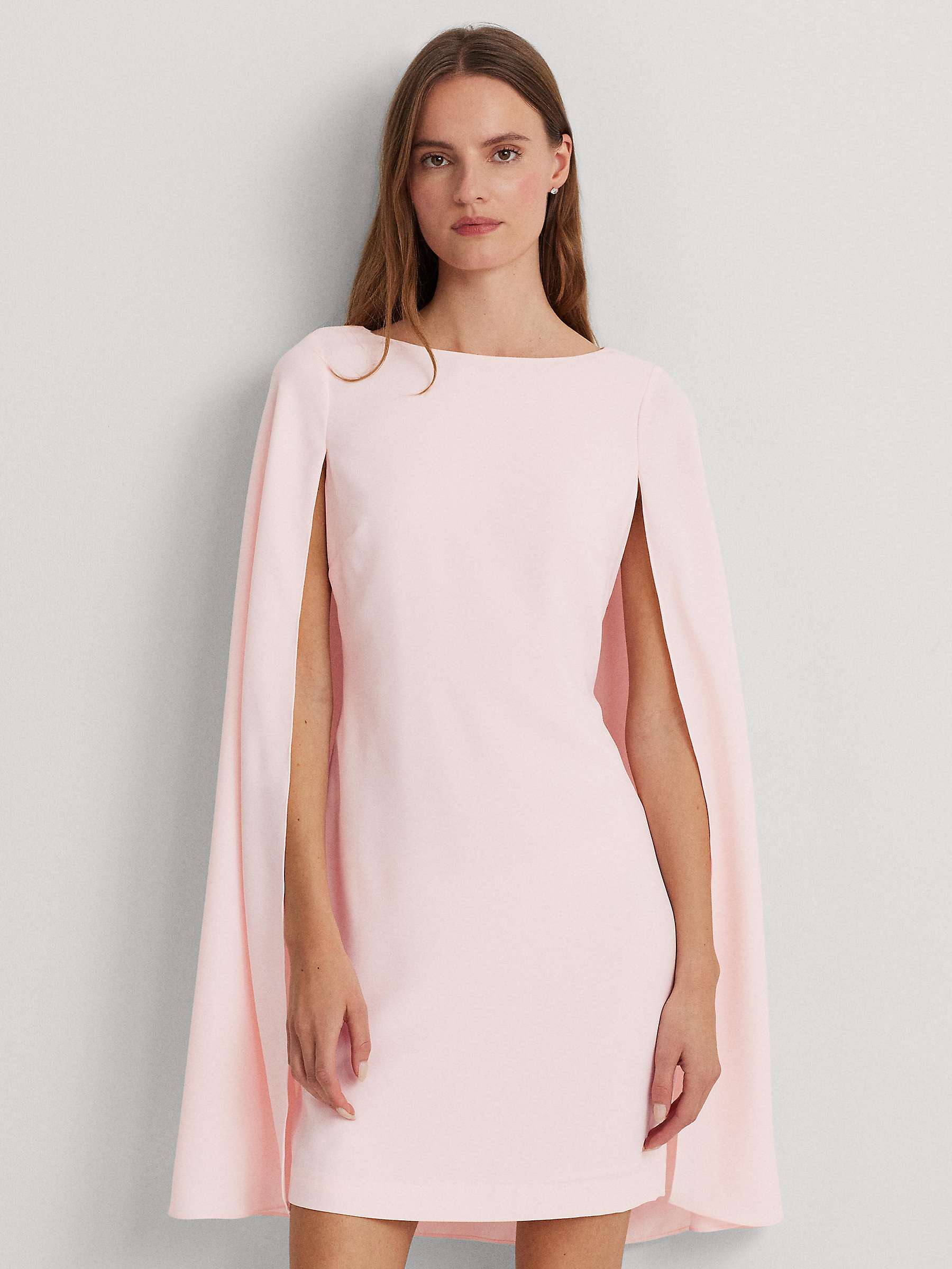 Buy Lauren Ralph Lauren Petra Cape Georgette Dress Online at johnlewis.com