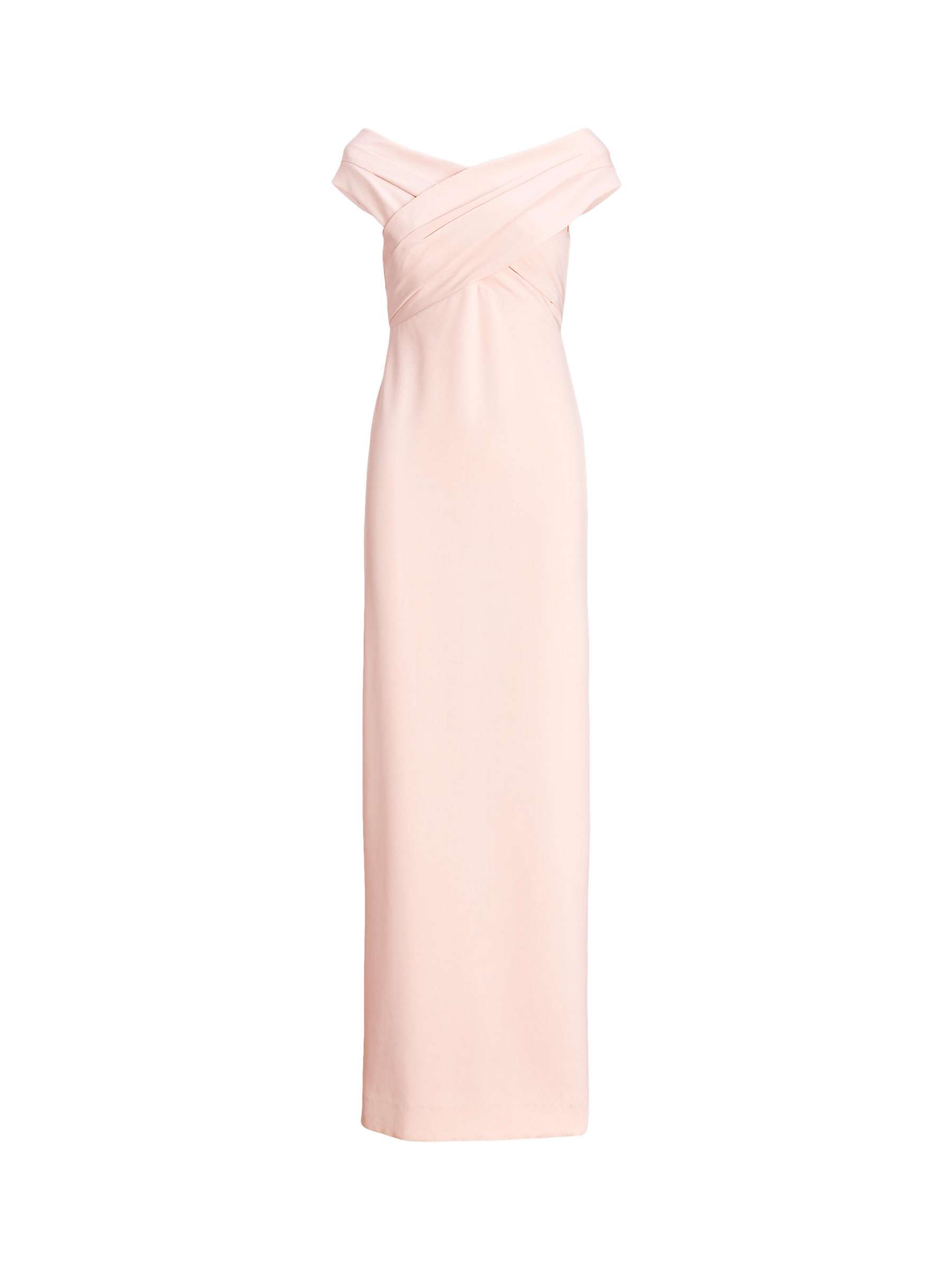 Buy Lauren Ralph Lauren Irene Bardot Maxi Dress, Light Pink Online at johnlewis.com