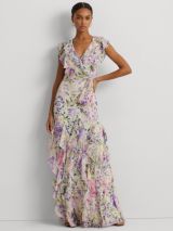 Polo Ralph Lauren Wool Blend Turtleneck Maxi Dress, Natural Beige at John  Lewis & Partners
