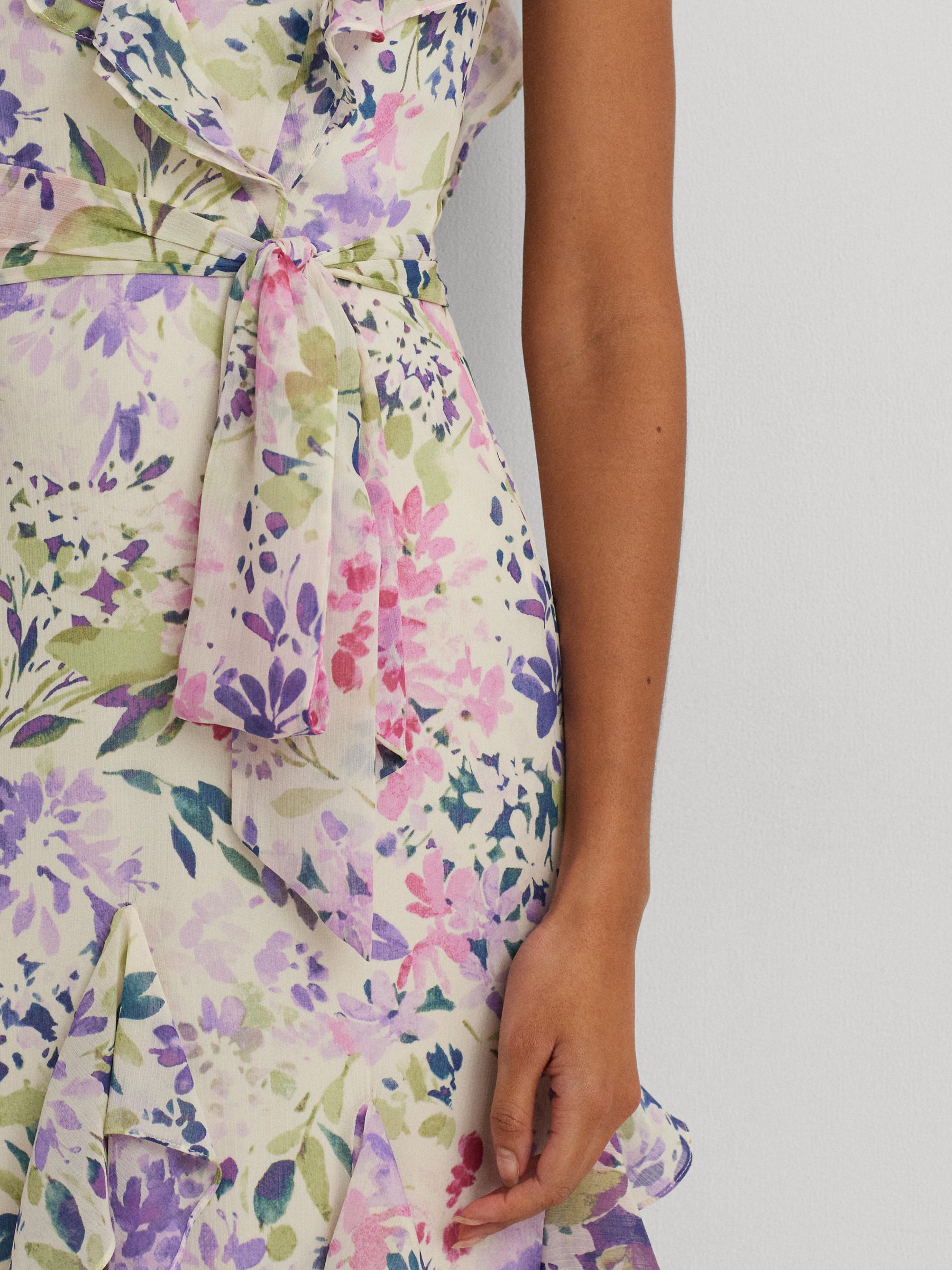 Buy Lauren Ralph Lauren Darbilne Floral Maxi Dress, Multi Online at johnlewis.com