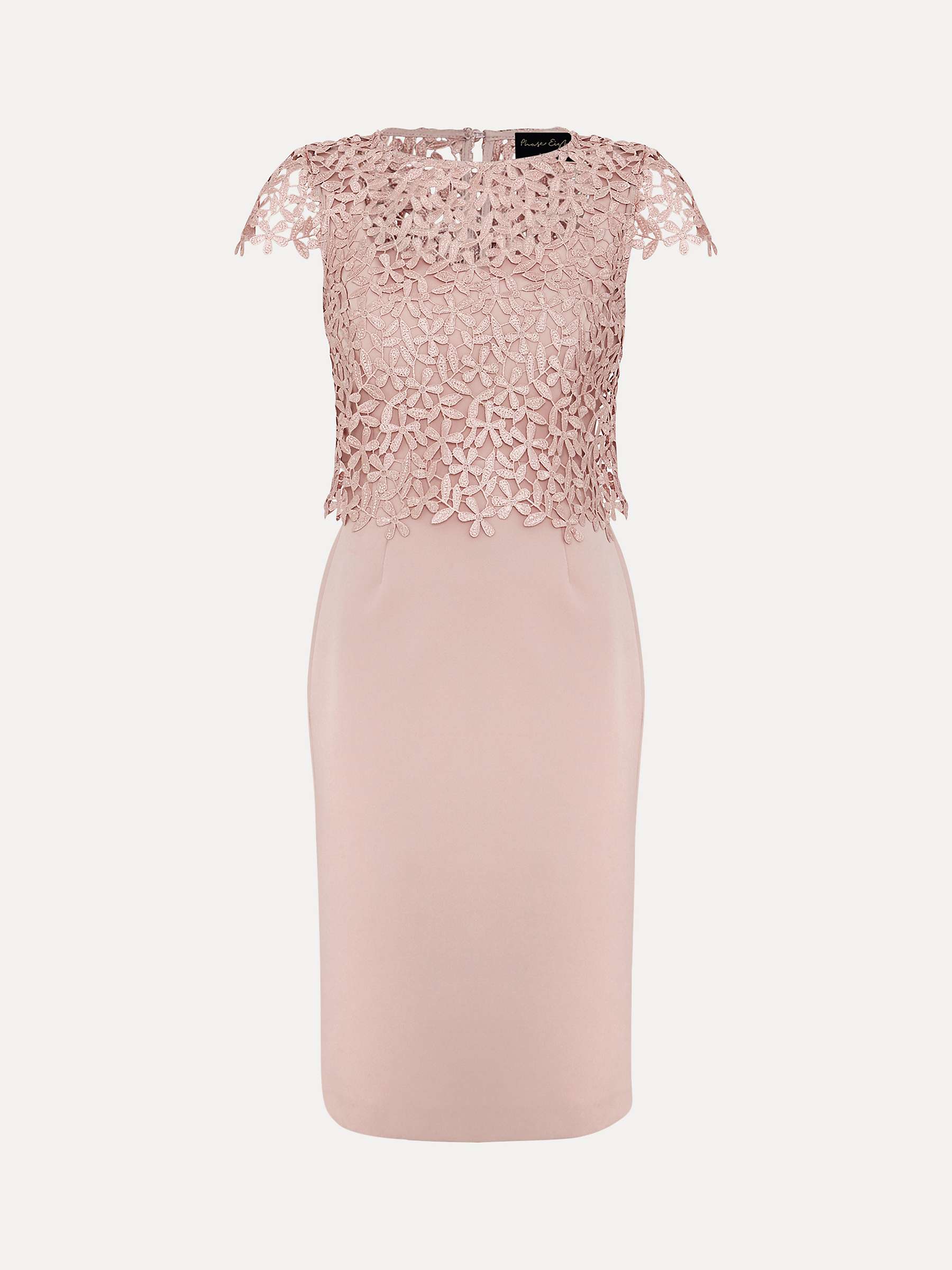 Buy Phase Eight Petite Daisy Textured Bodice Dress Online at johnlewis.com