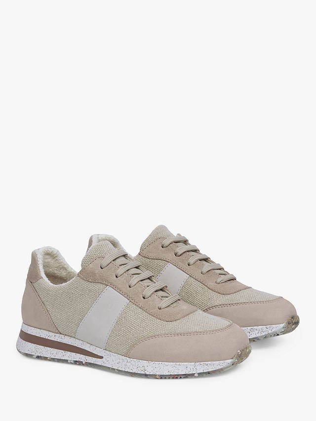 Celtic & Co. Recycled Lace Up Trainers, Natural