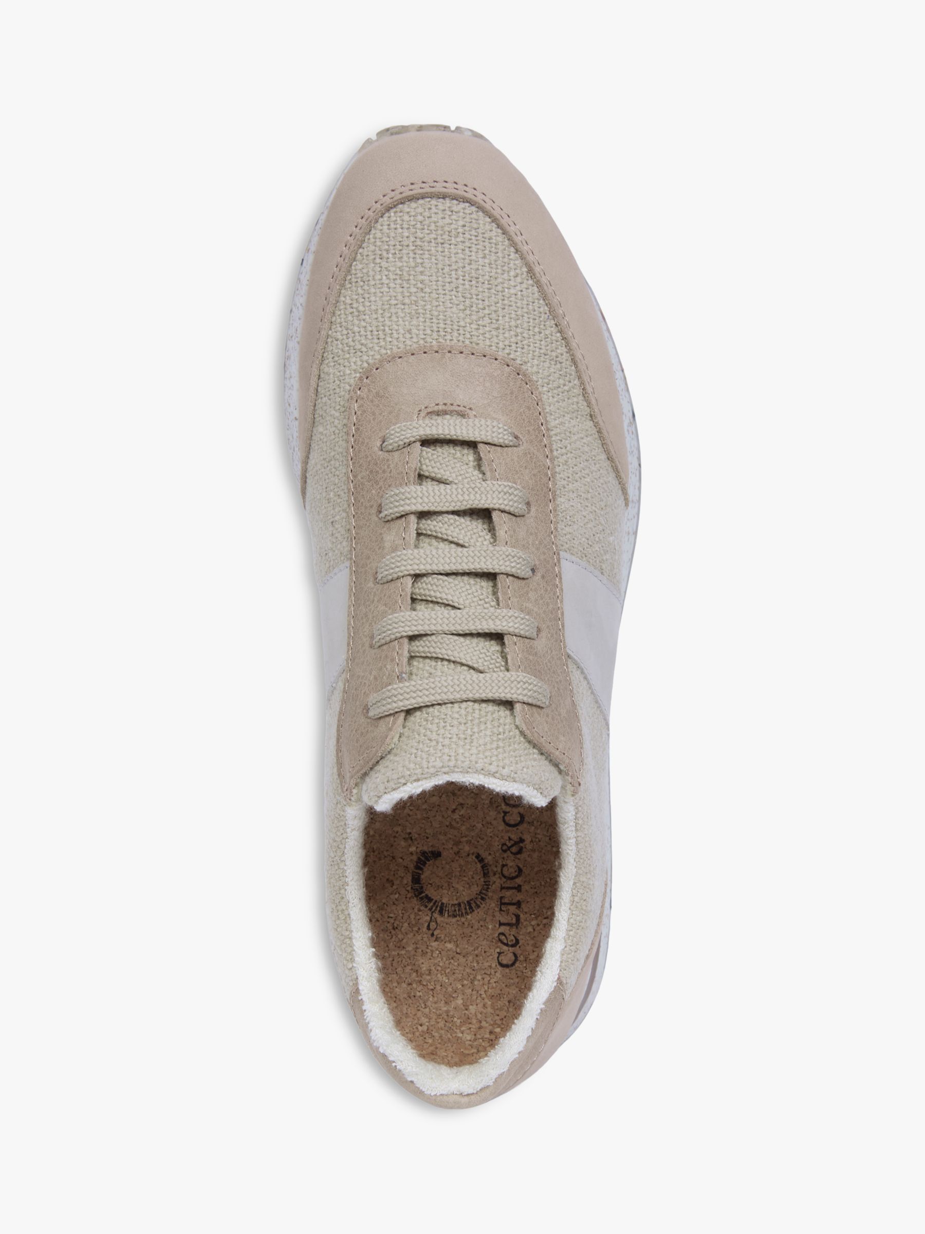 Buy Celtic & Co. Recycled Lace Up Trainers Online at johnlewis.com