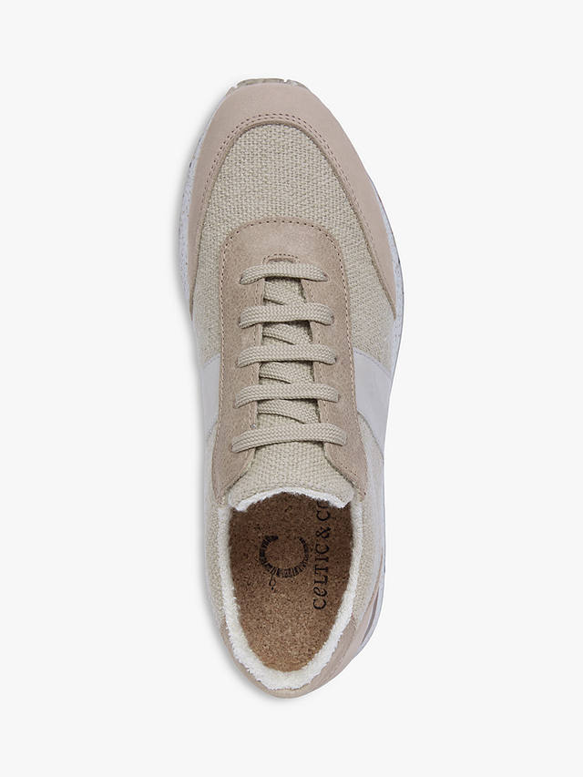 Celtic & Co. Recycled Lace Up Trainers, Natural