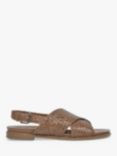 Celtic & Co. Leather Crossover Sandals, Brown