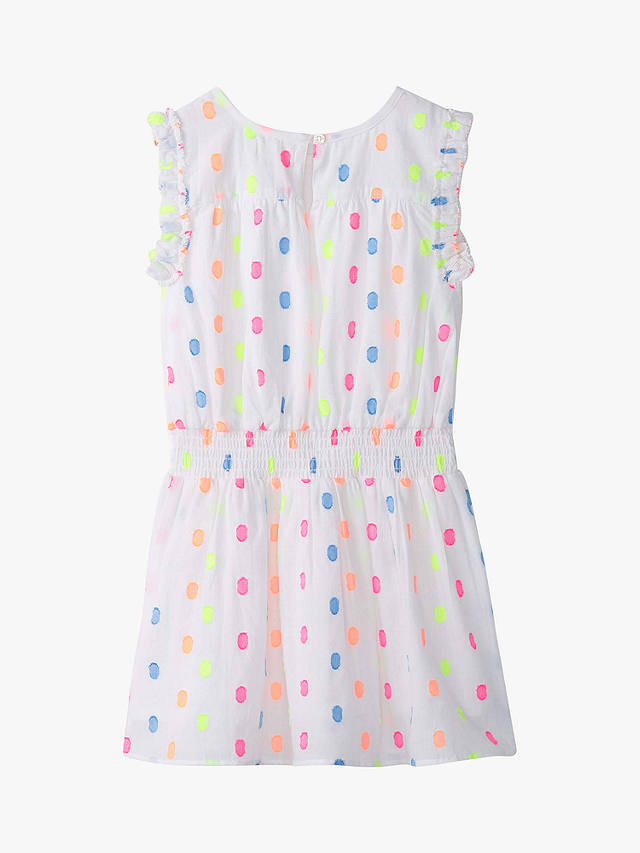 Hatley Kids' Summer Dots Play Dress, White/Multi