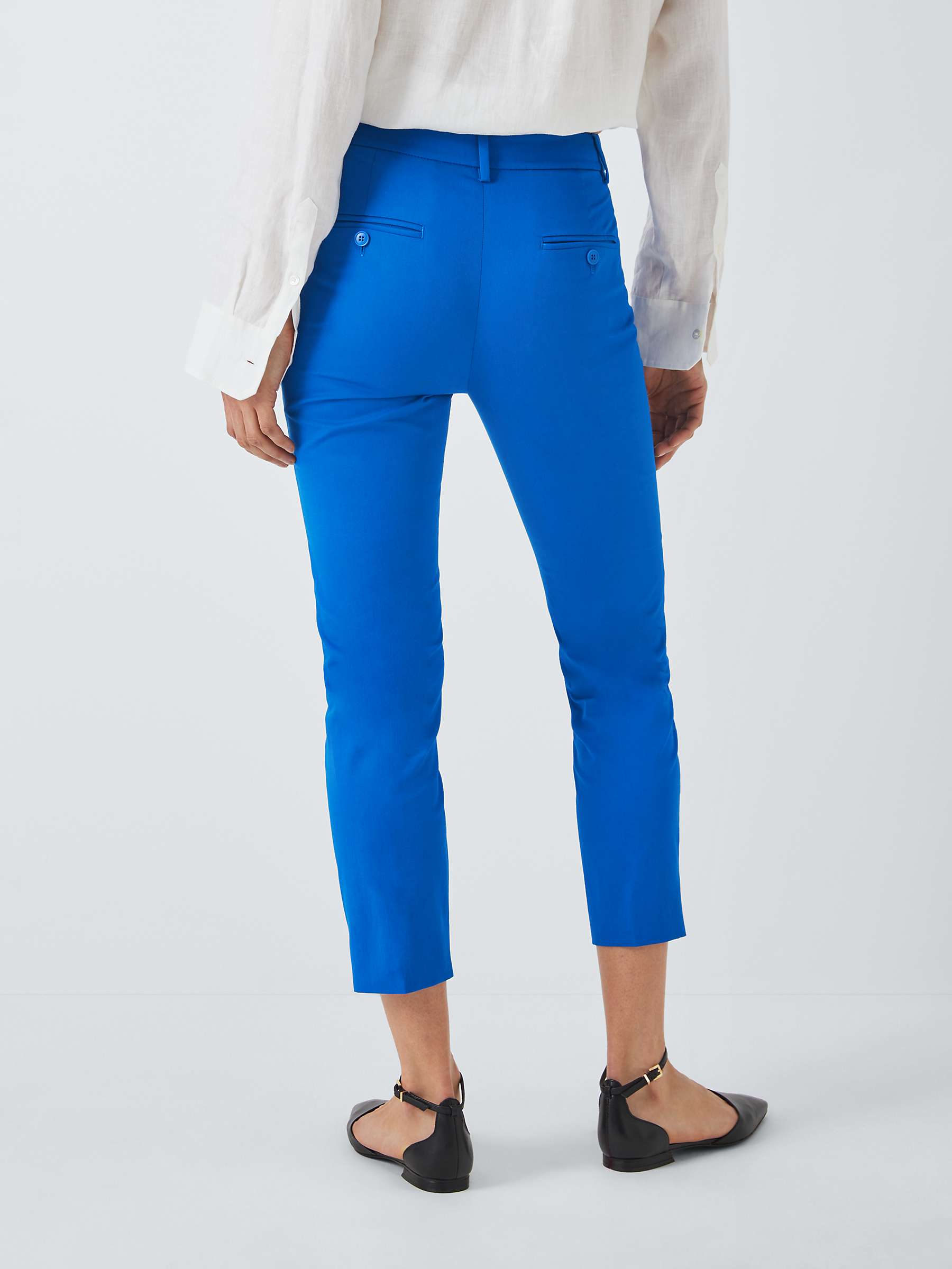 Buy Weekend MaxMara Cecco Trousers, Cornflower Blue Online at johnlewis.com