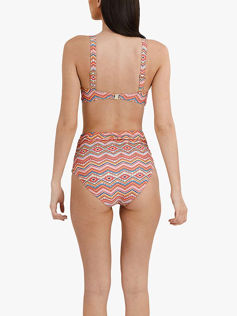 Buy Panos Emporio Recycled Chara Fold Over Bikini Bottoms, Pink Online at johnlewis.com