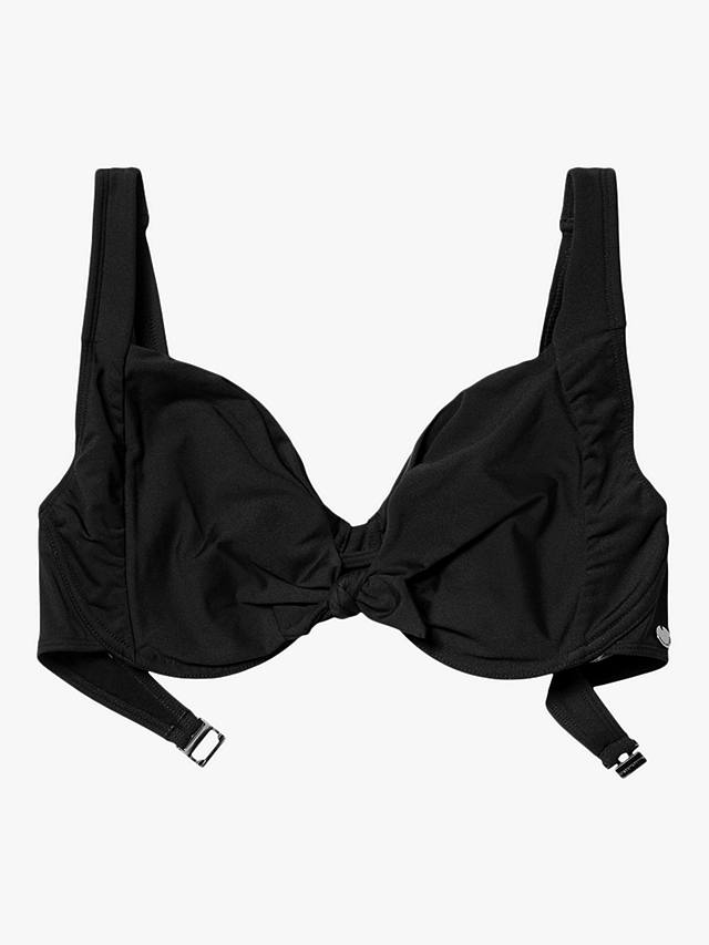 Panos Emporio Electra Underwired Full Cup Bikini Top, Black