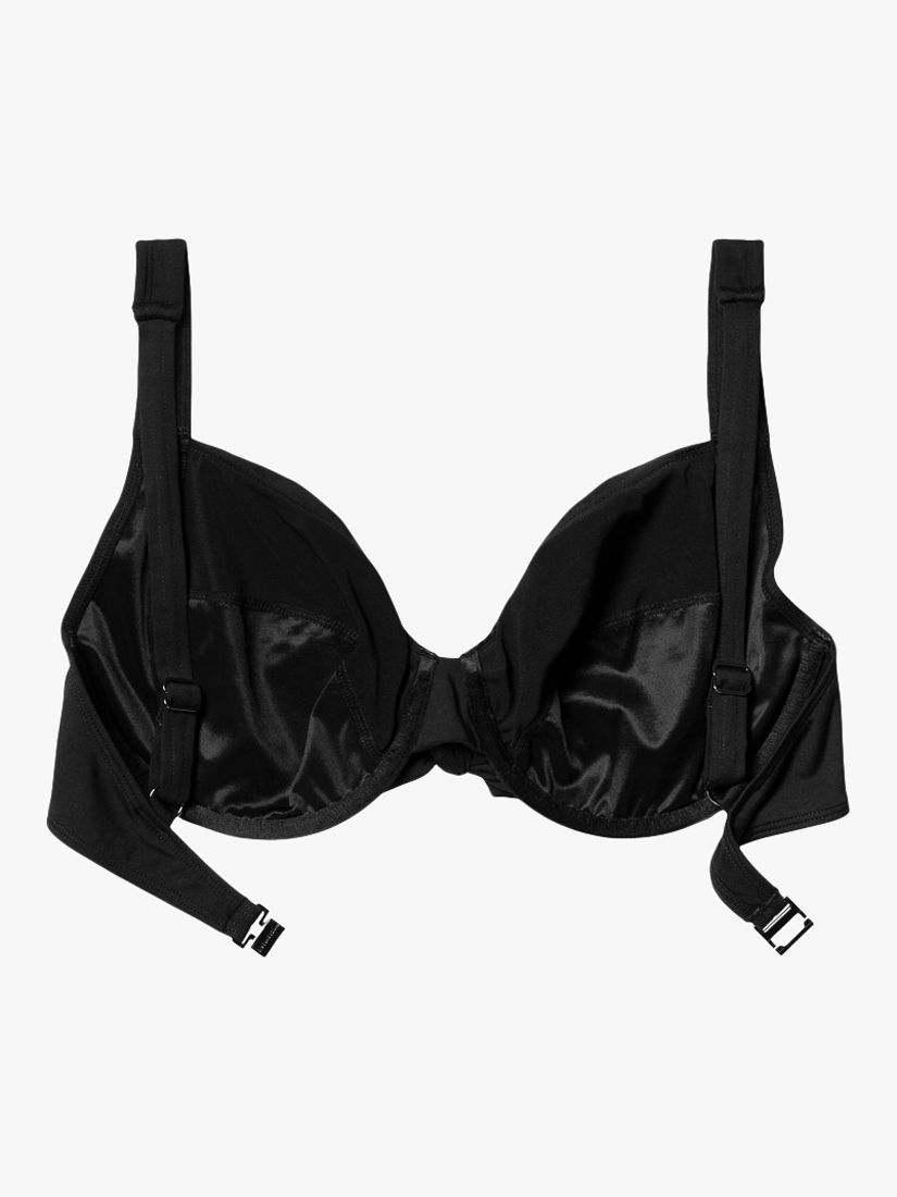 Buy Panos Emporio Electra Underwired Full Cup Bikini Top, Black Online at johnlewis.com