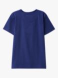 Crew Clothing Kids' Short Sleeve Fish & Chips T-Shirt, Dark Blue/Multi, Dark Blue/Multi
