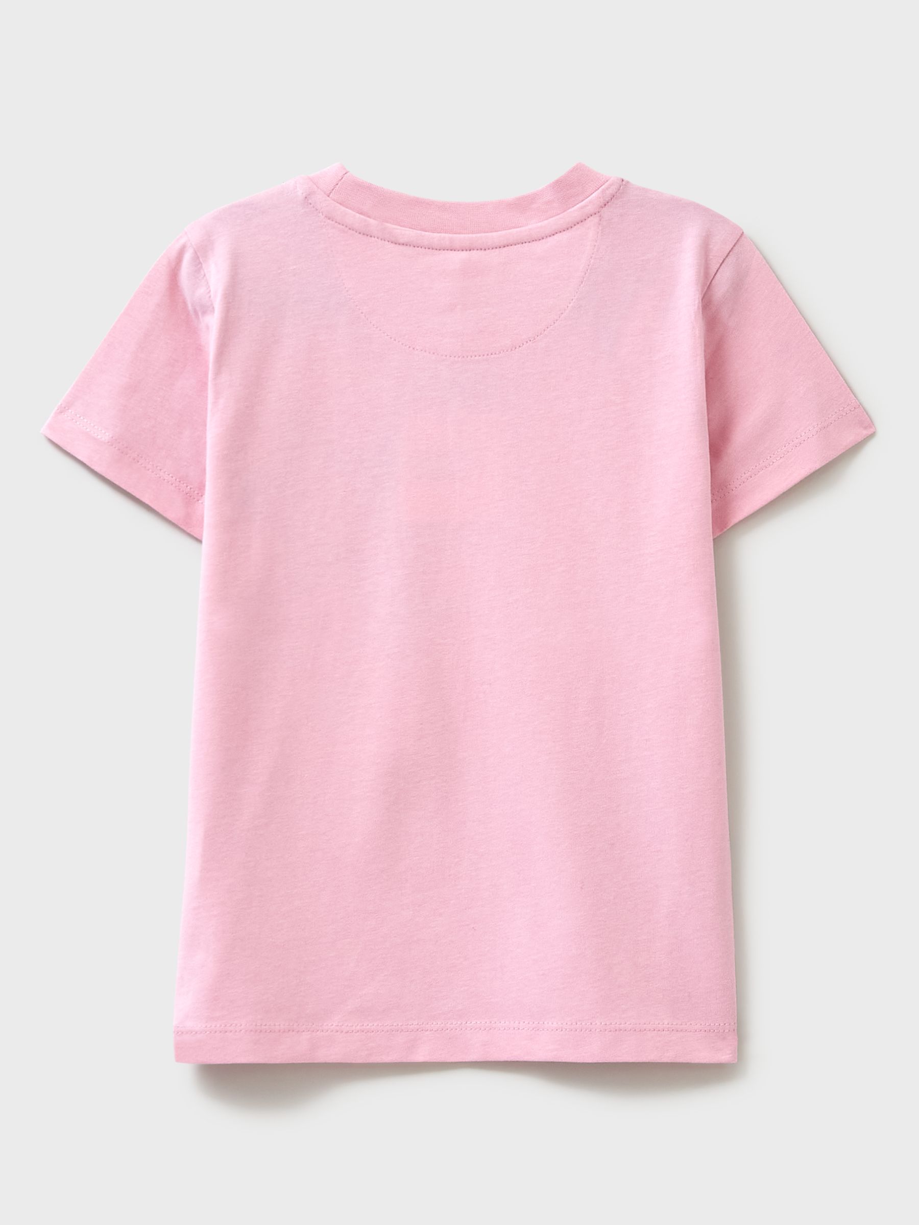Buy Crew Clothing Kids' Crochet Star T-Shirt, Peach Online at johnlewis.com