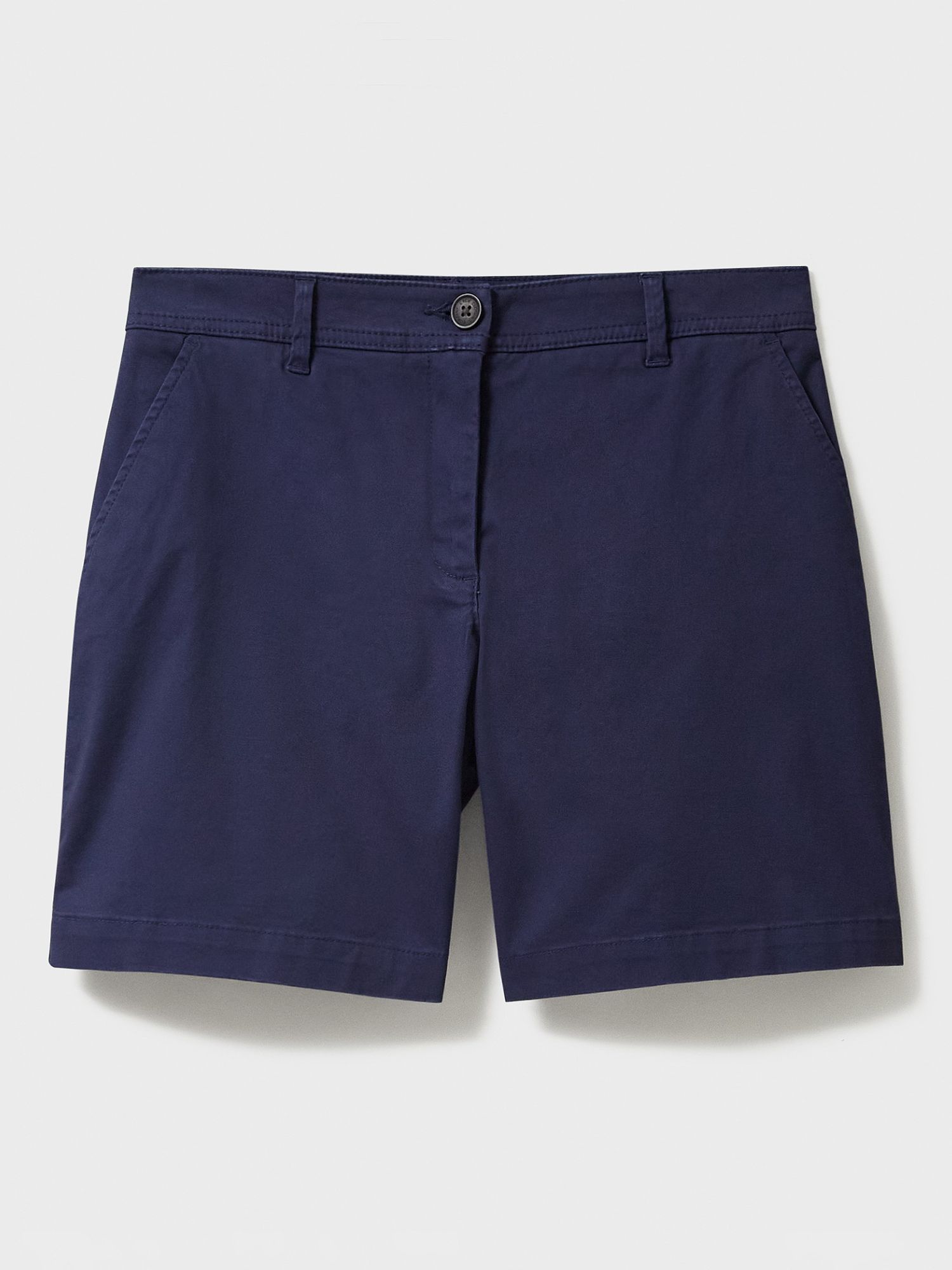 Crew Clothing Chino Shorts, Navy Blue, 6