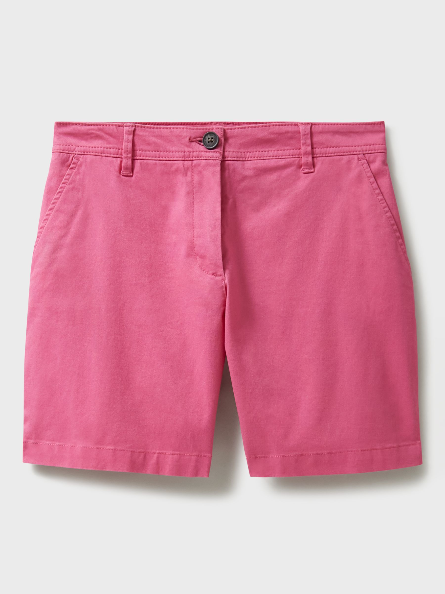 Crew Clothing Chino Shorts, Pastel Pink, 6