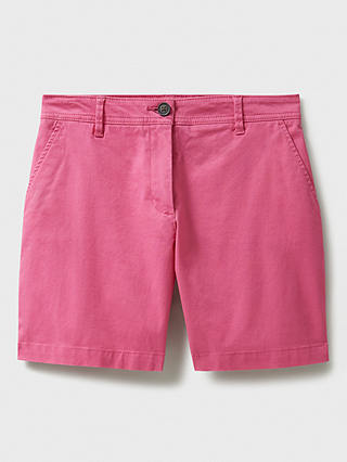 Crew Clothing Chino Shorts, Pastel Pink