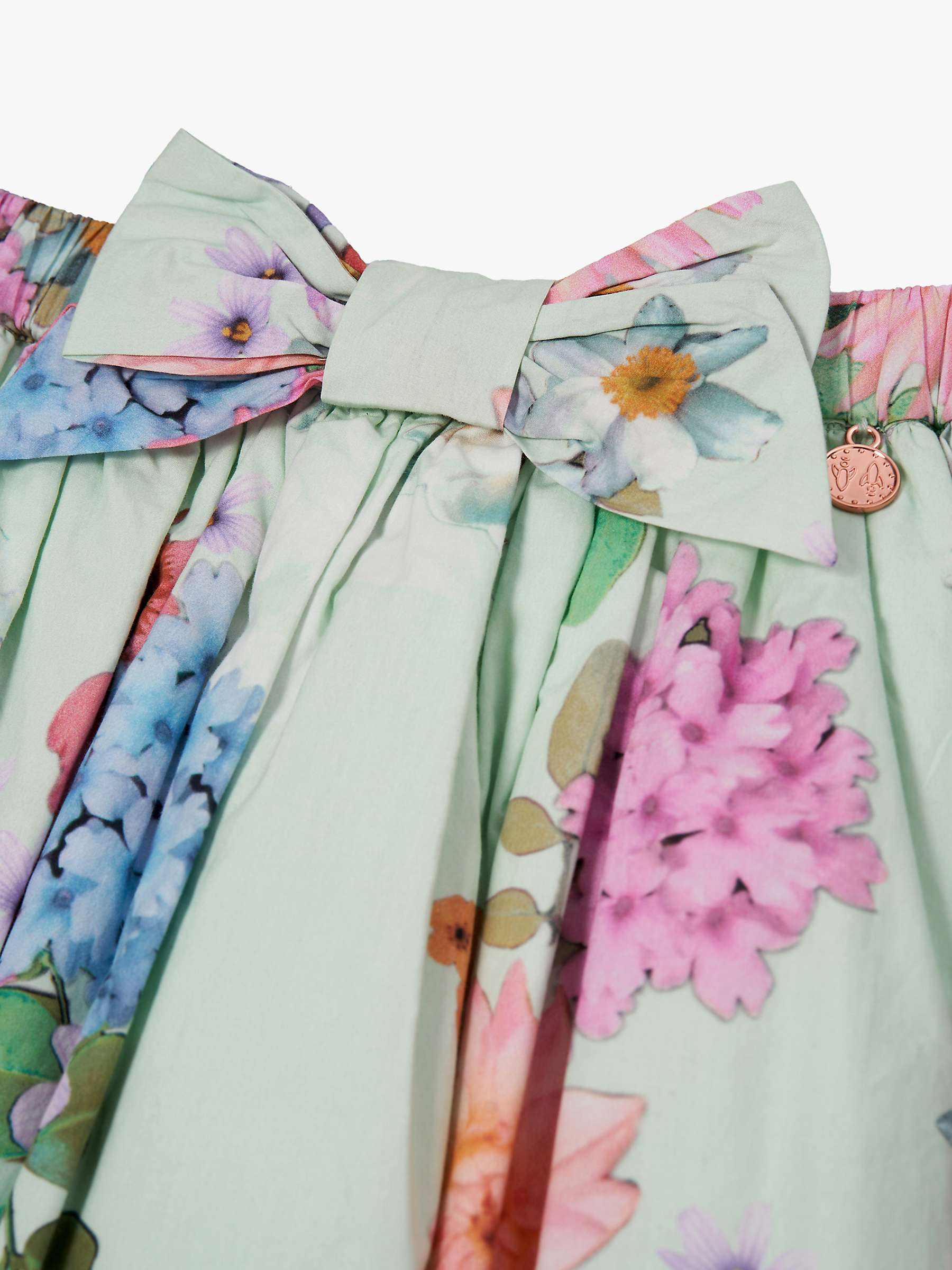 Buy Angel & Rocket Kids' Darcy Petal Cut Floral Print Tutu Skirt, Mint Online at johnlewis.com