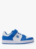 DC Shoes Kids' Manteca 4 Trainers, White/Blue