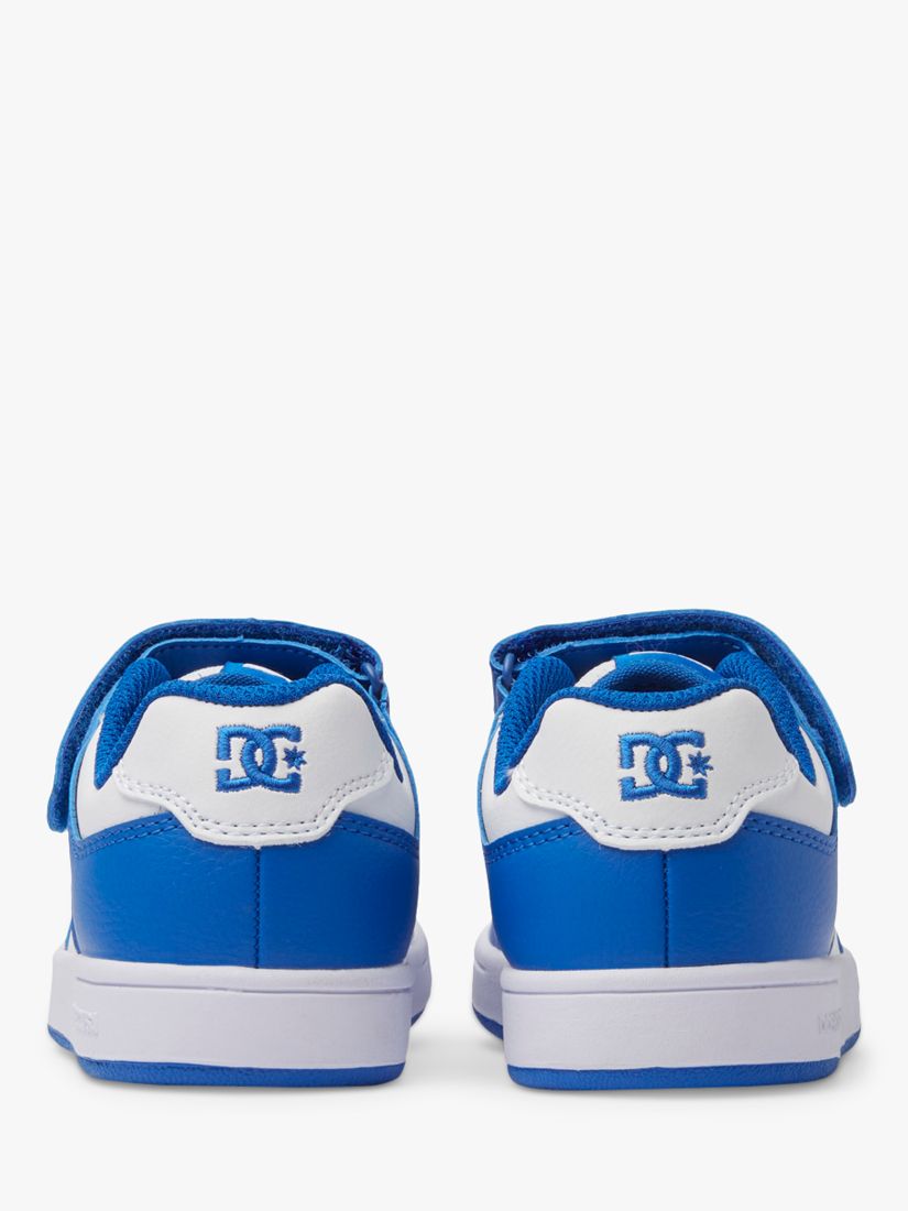 DC Shoes Kids' Manteca 4 Trainers, White/Blue, 2