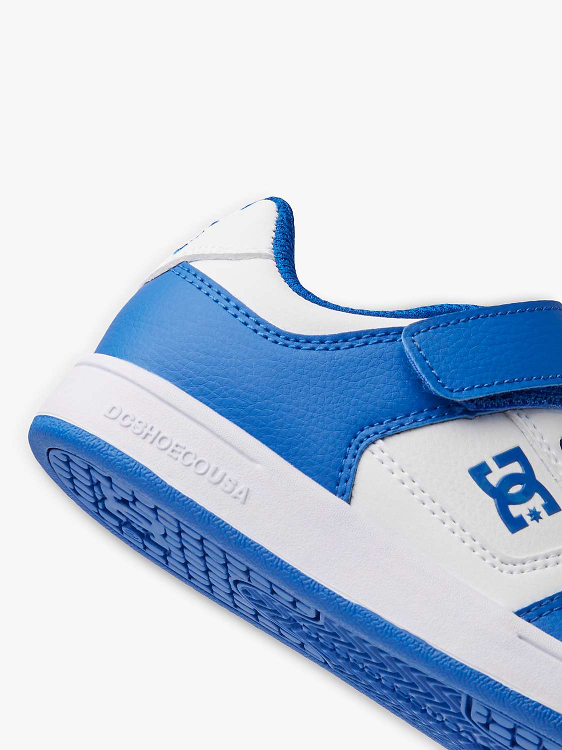 Buy DC Shoes Kids' Manteca 4 Trainers, White/Blue Online at johnlewis.com