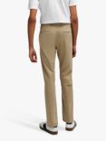 BOSS Slim Fit Chino Trousers, Pastel Brown