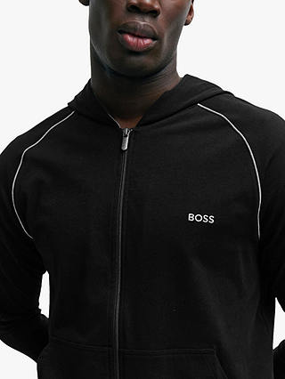 BOSS Mix&Match Embroidered Logo Hoodie, Black