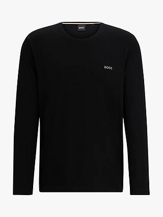 BOSS Embroidery Logo Lounge Top, Black