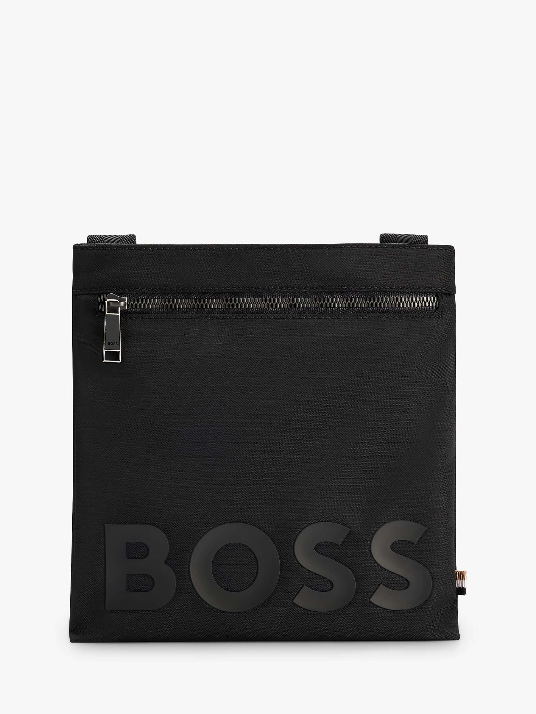 Buy BOSS Catch 2.0 Crossbody Bag, Black Online at johnlewis.com