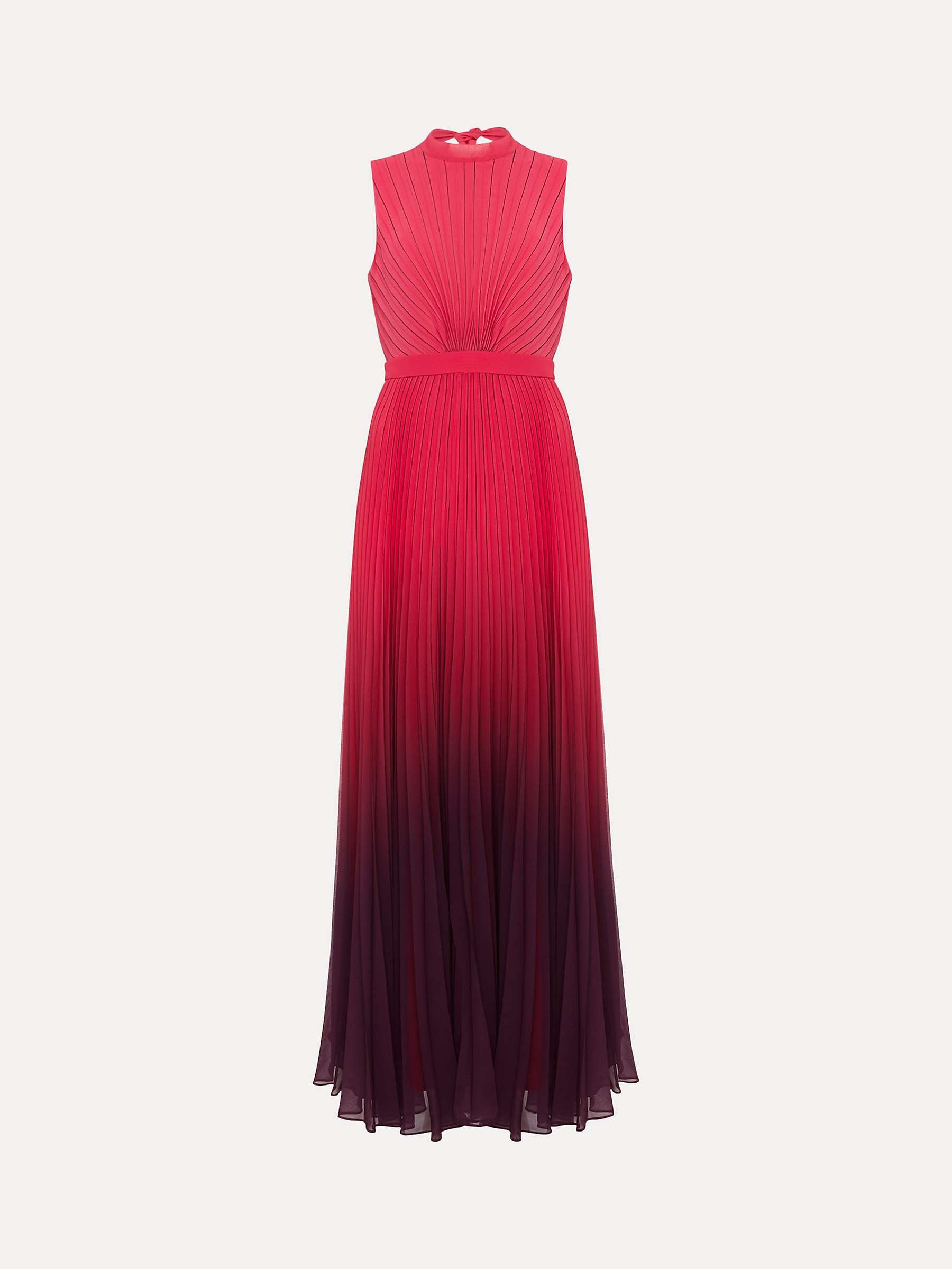 Buy Phase Eight Daniella Pleated Ombre Maxi Dress, Pink/Multi Online at johnlewis.com