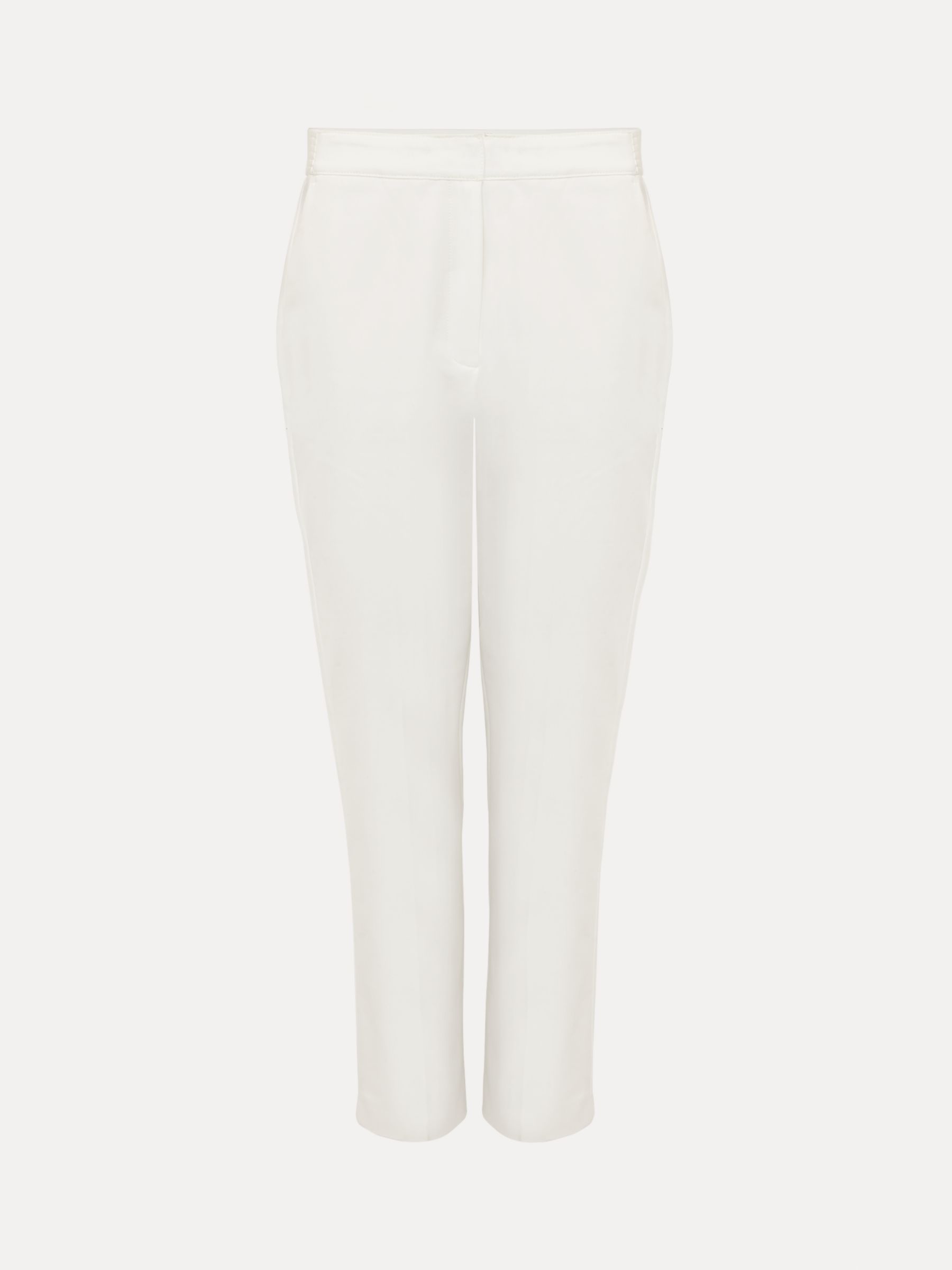 Phase Eight Ulrica Tapered Suit Trousers, White, 10
