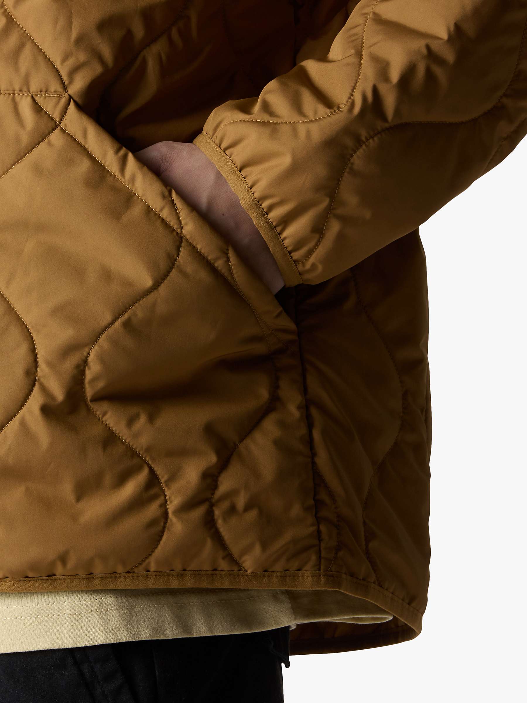 Buy The North Face Ampato Quilted Jacket, Brown Online at johnlewis.com