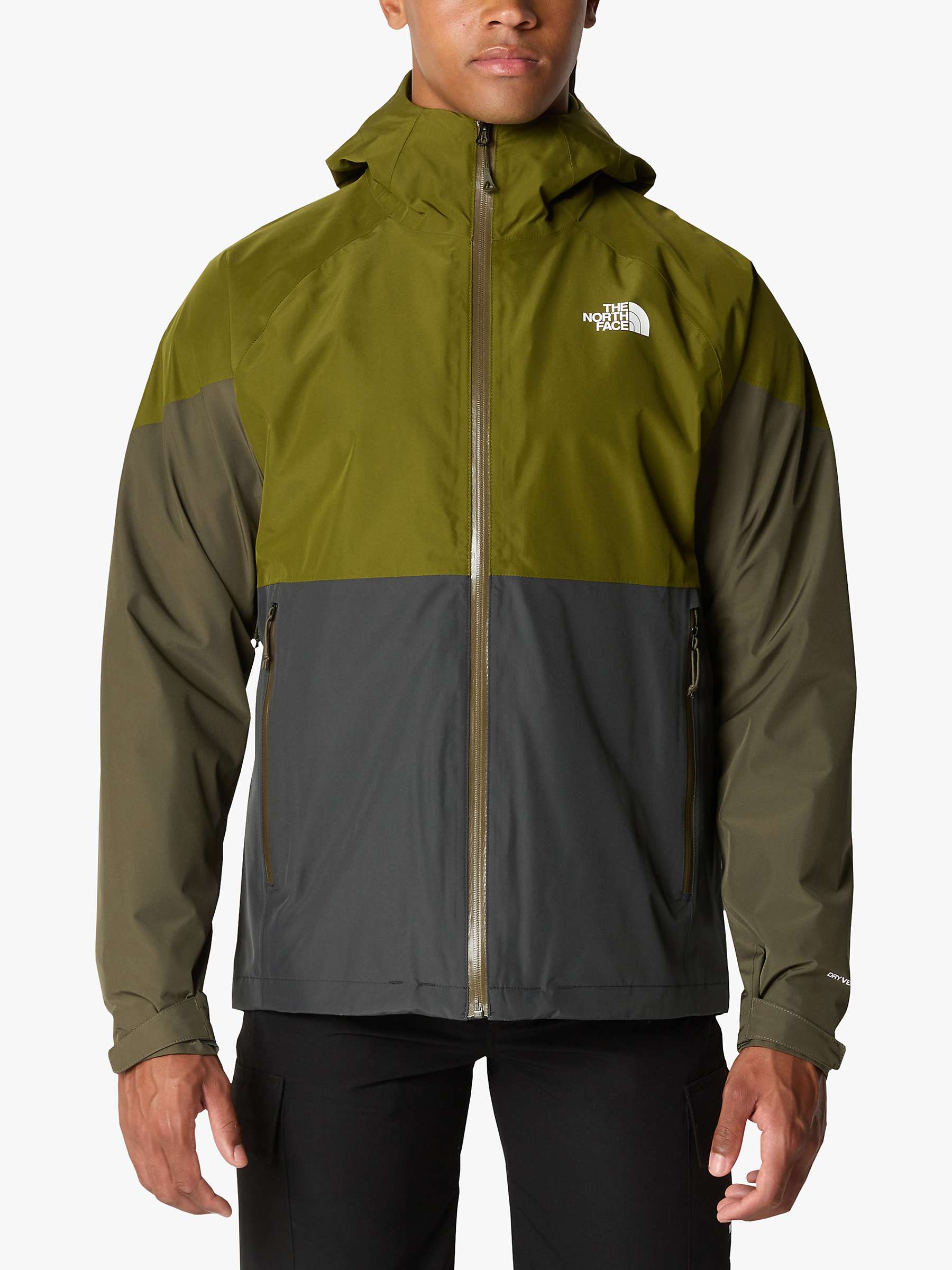 Buy The North Face Lightning Zip Jacket, Green/Multi Online at johnlewis.com