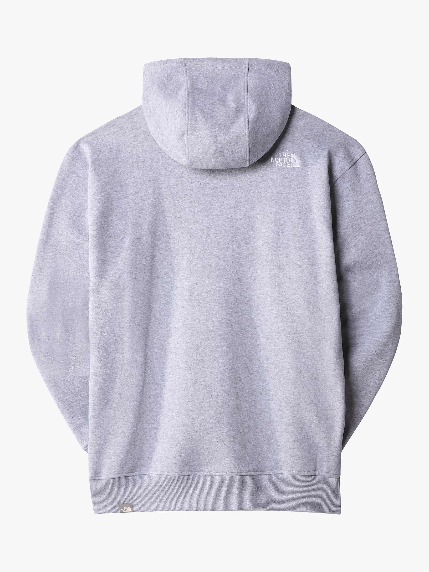 Buy The North Face Essential Relaxed Fit Hoodie, Light Grey Heather Online at johnlewis.com