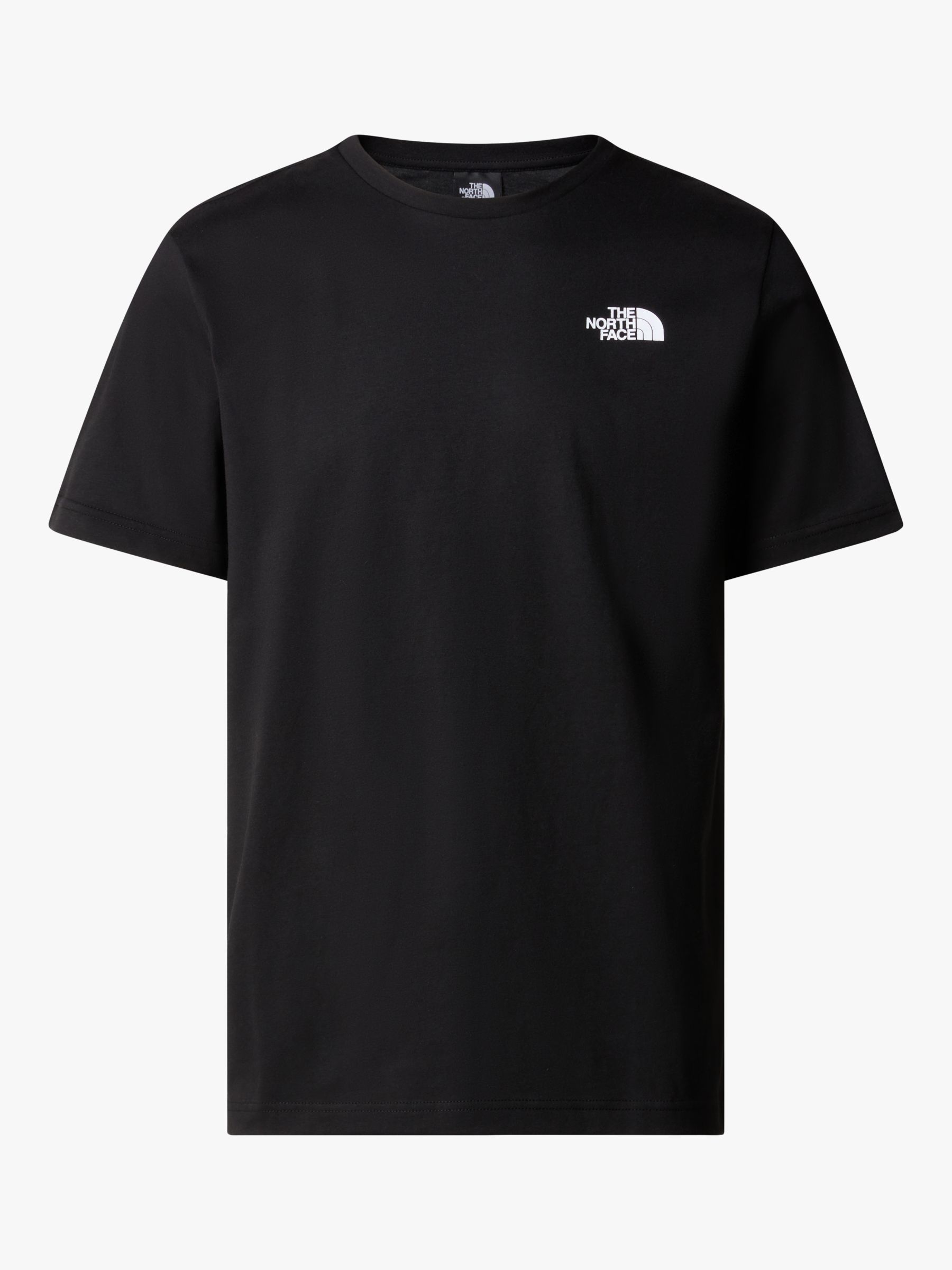 The North Face Redbox Cotton T-Shirt, Black Optic/Emerald, XL