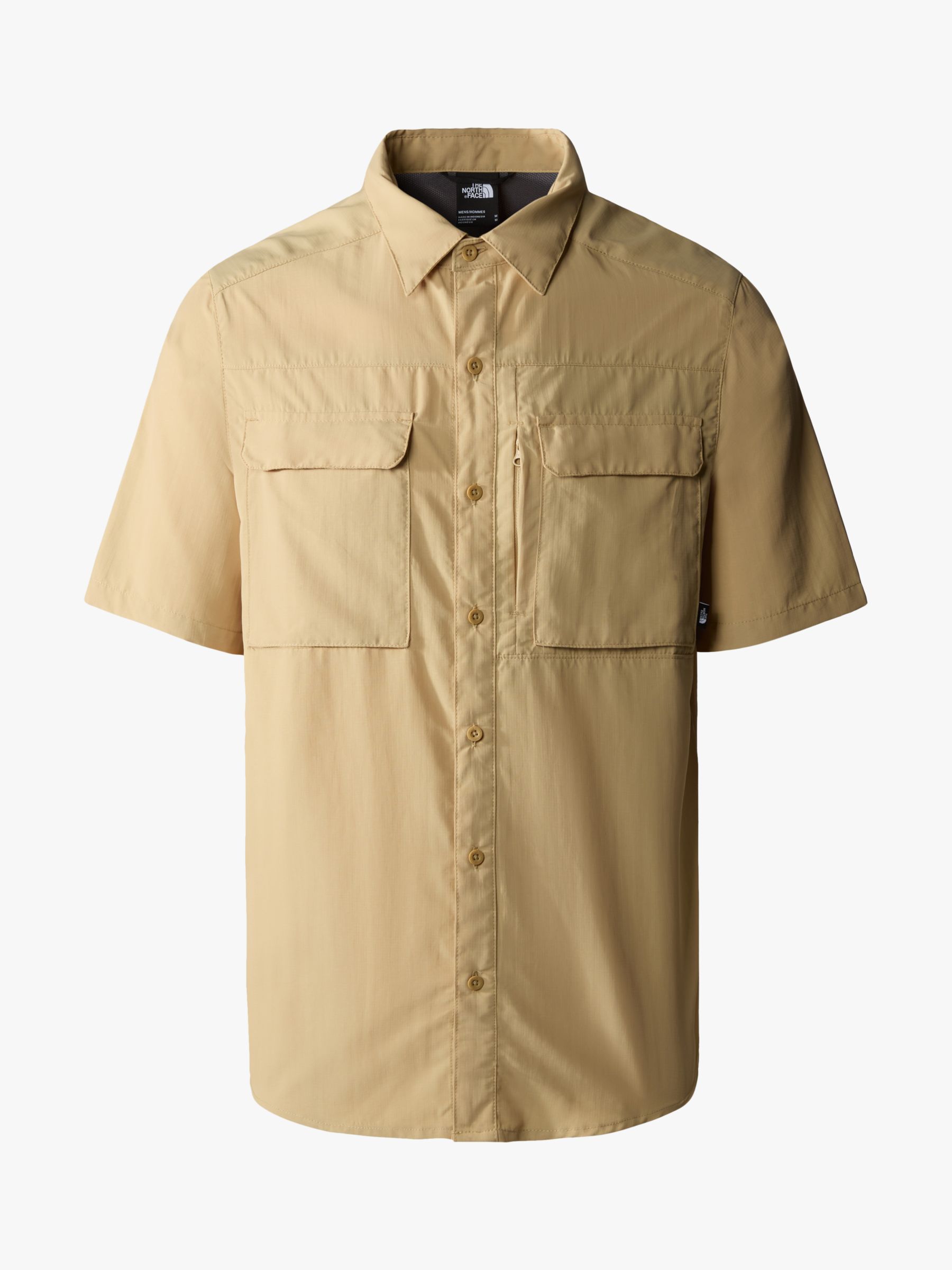 The North Face Sequoia Short Sleeve Pocket Shirt, Khaki Stone, XL