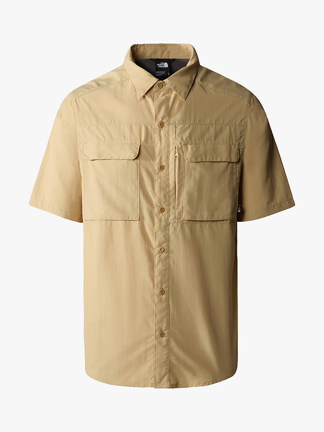The North Face Sequoia Short Sleeve Pocket Shirt, Khaki Stone