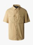 The North Face Sequoia Short Sleeve Pocket Shirt, Khaki Stone, Khaki Stone