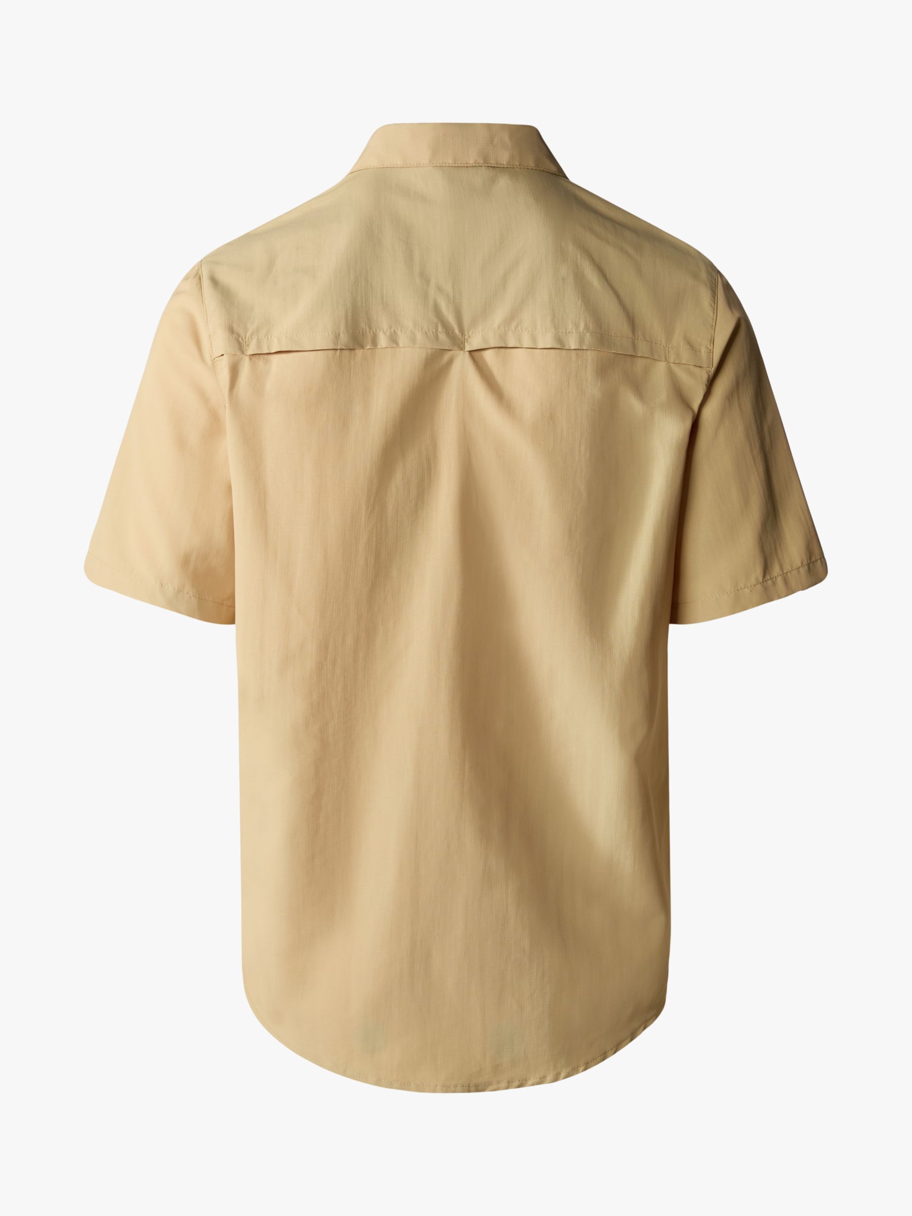 The North Face Sequoia Short Sleeve Pocket Shirt, Khaki Stone, XL