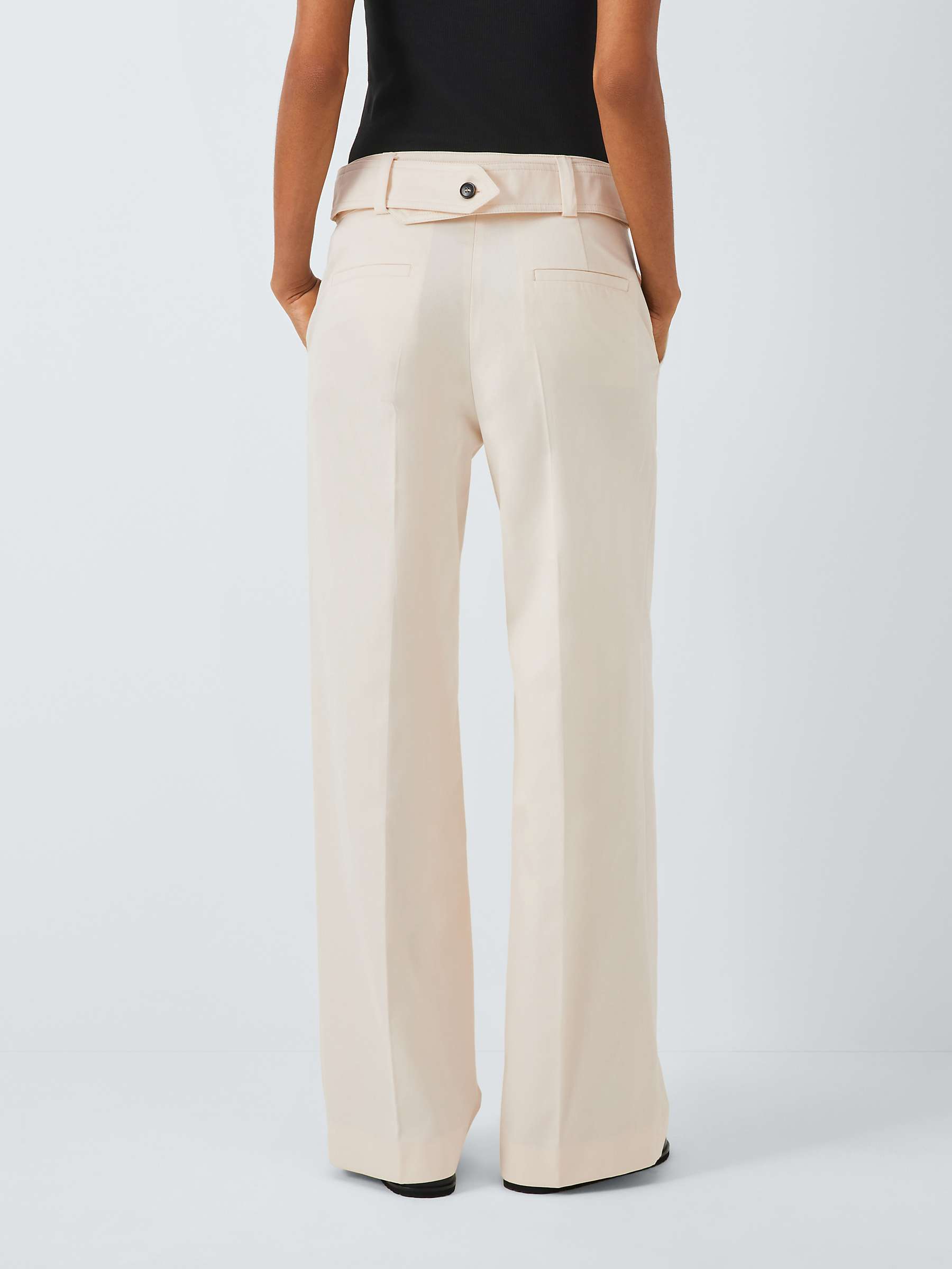 Buy Weekend MaxMara Livigno Trousers, Ivory Online at johnlewis.com