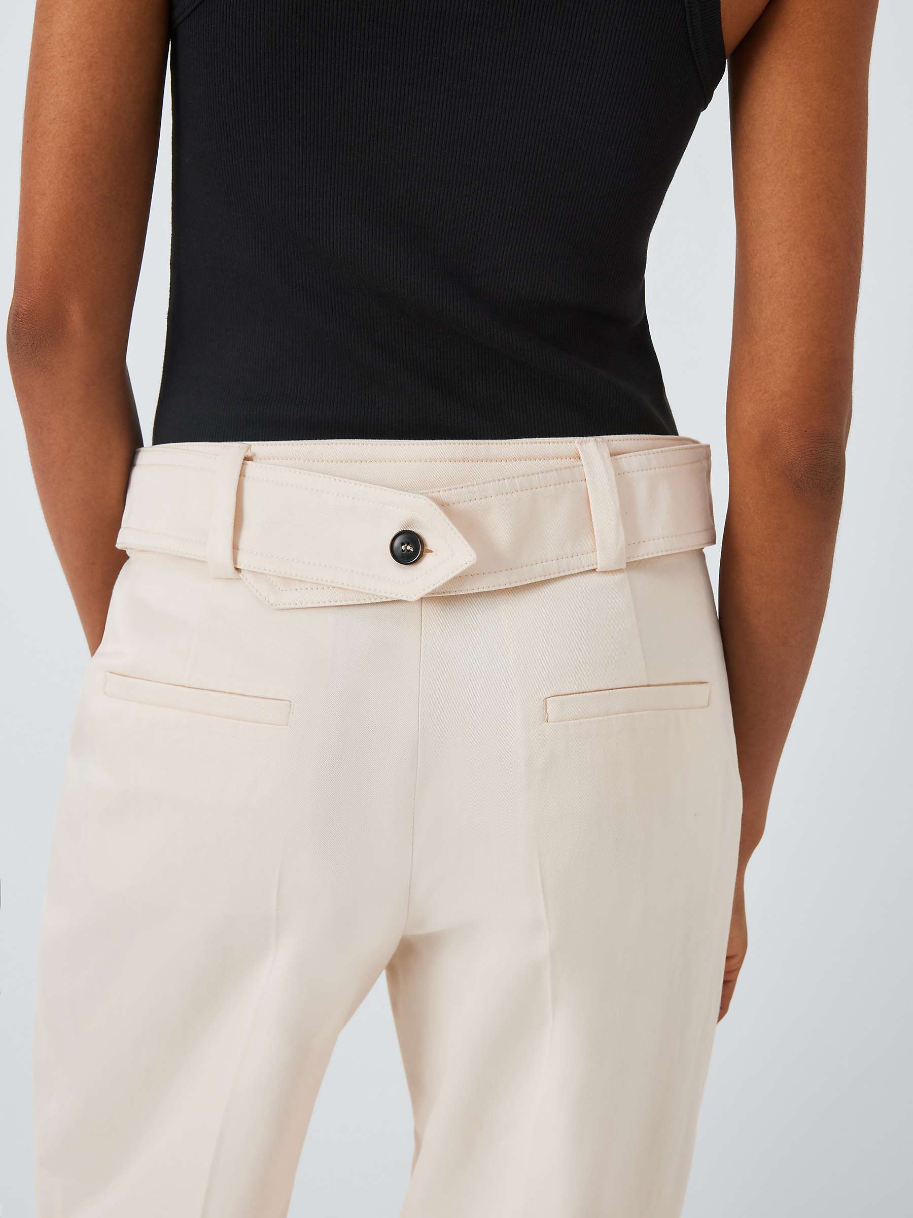 Buy Weekend MaxMara Livigno Trousers, Ivory Online at johnlewis.com