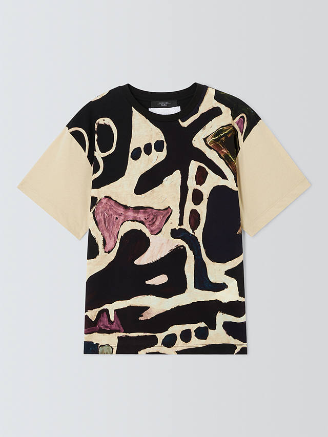 Weekend MaxMara Viterbo Abstract Print T-Shirt, Beige